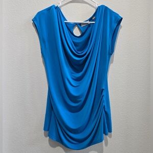 New York & company Elegant Blue Women's blouse size large